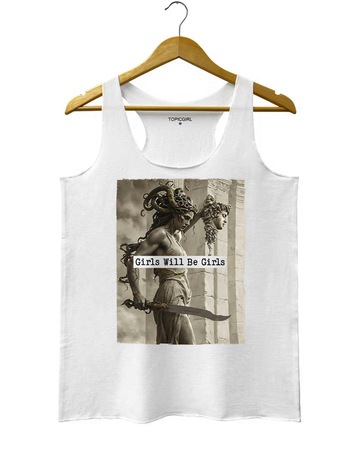 Medusa With The Head Of Perseus Crop Top