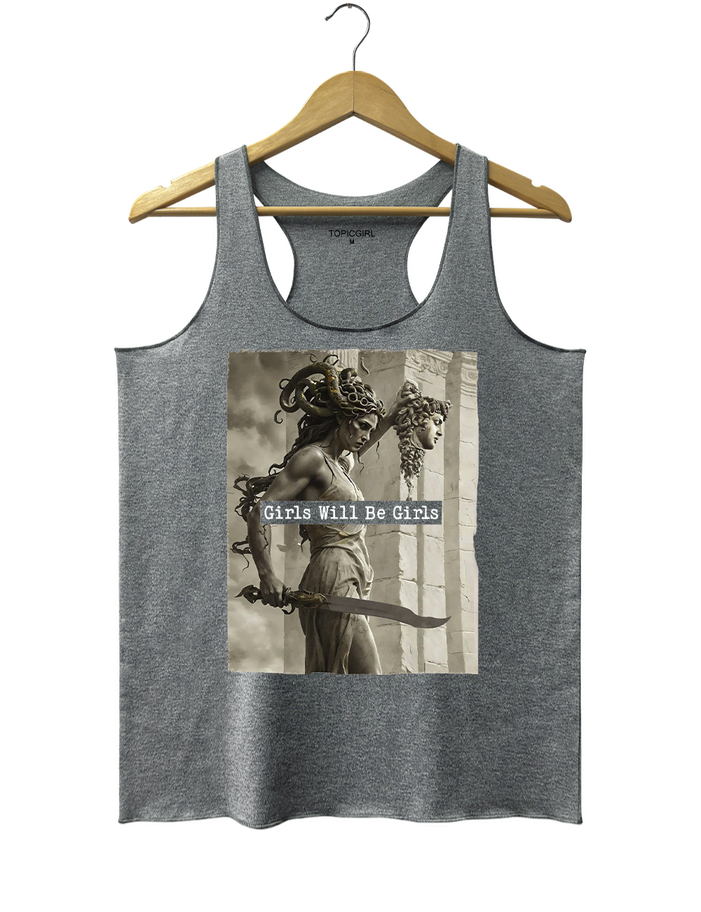 Medusa With The Head Of Perseus Crop Top