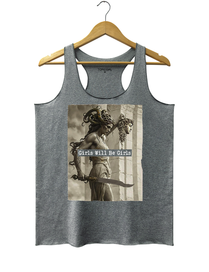 Medusa With The Head Of Perseus Crop Top