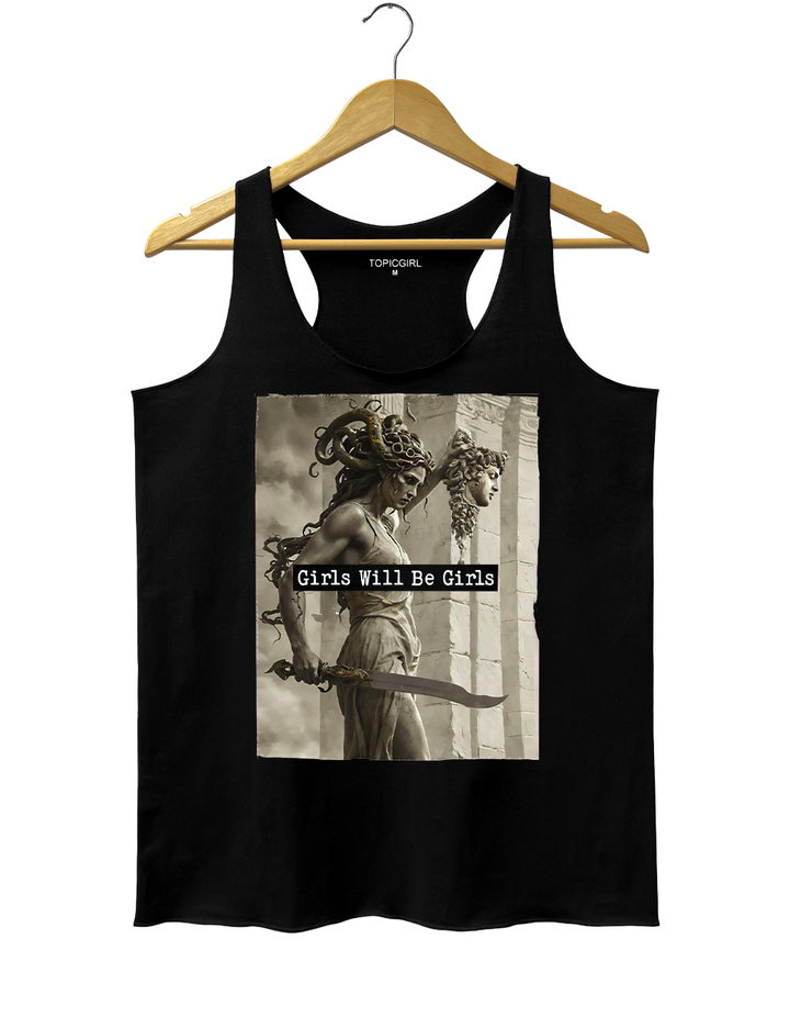 Medusa With The Head Of Perseus Crop Top