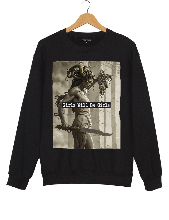 Medusa With The Head Of Perseus Sweatshirt
