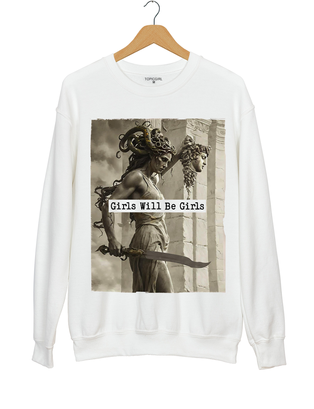 Medusa With The Head Of Perseus Sweatshirt