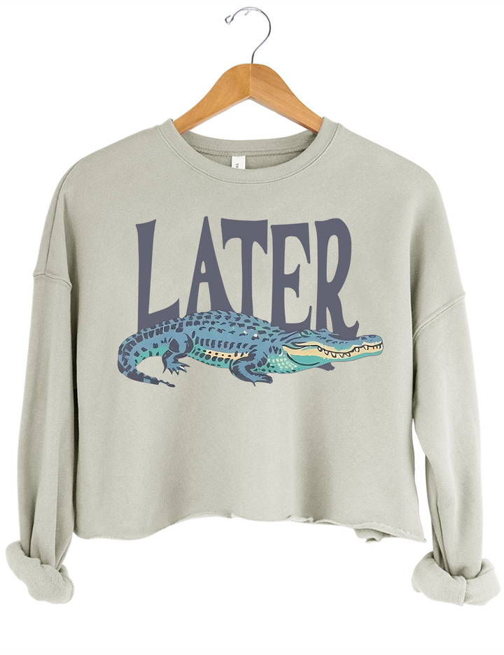 Later Gator Vintage 90s Y2K Crop Top