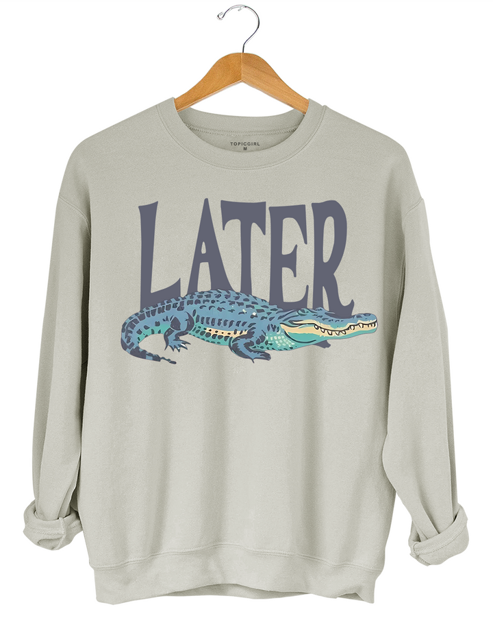 Later Gator Vintage 90s Y2K Crop Top