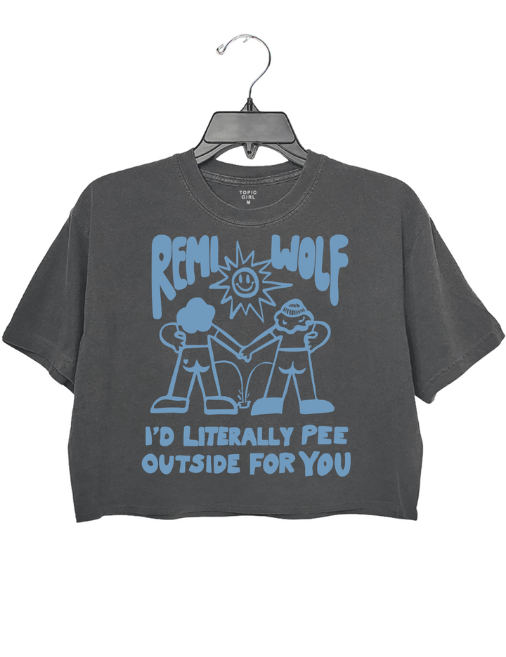 Remi Wolf l D Literally Pee Outside For You Crop Top