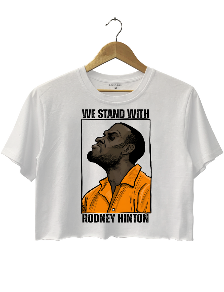 Stand With Rodney Hinton Crop Top