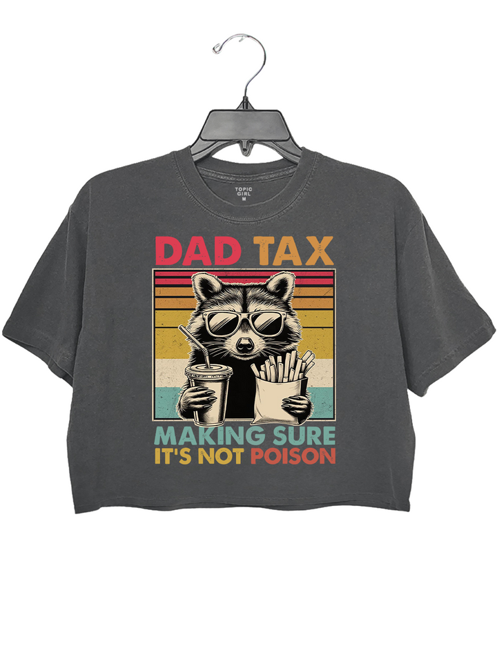 Dаd Tах Rаccoon Crop Top