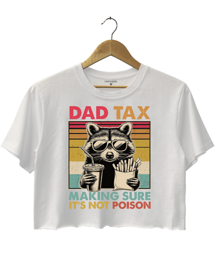 Dаd Tах Rаccoon Crop Top