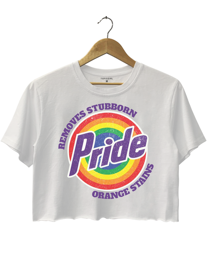 Pride Removes Stubbom Orange Stains Crop Top