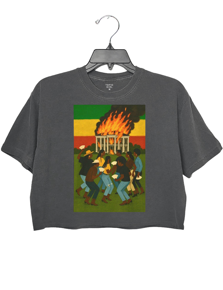 Juneteenth Protest Crop Top