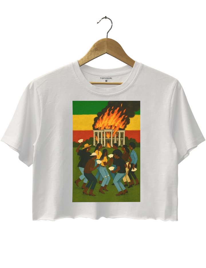 Juneteenth Protest Crop Top