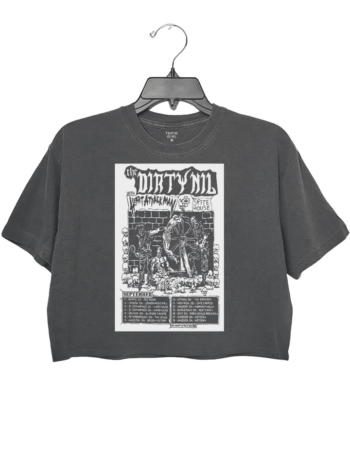 The Dirty Nil Poster September Tour 2025 Crop Top