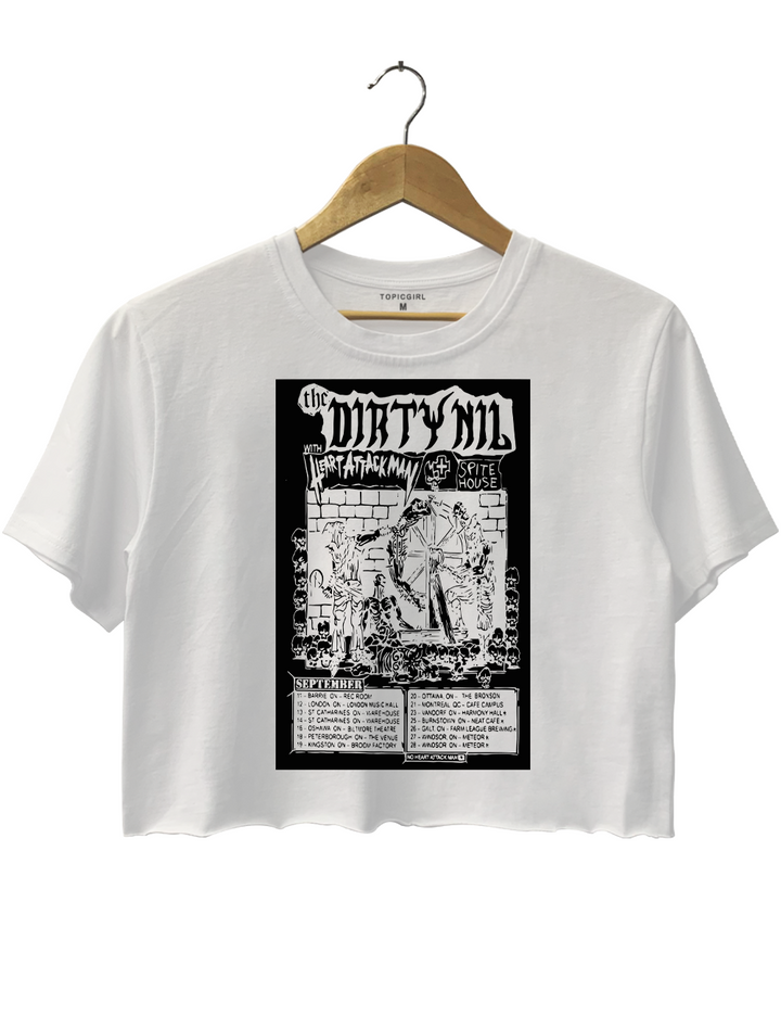 The Dirty Nil Poster September Tour 2025 Crop Top