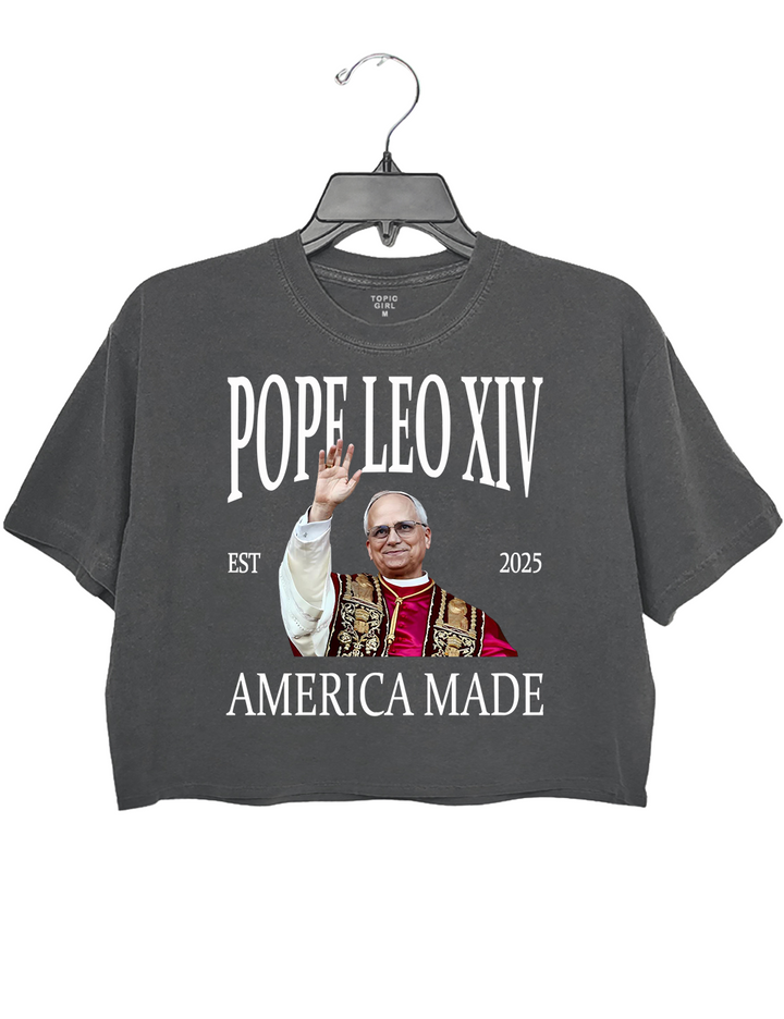 Pope Leo X|V Prayer & Social Club Crop Top