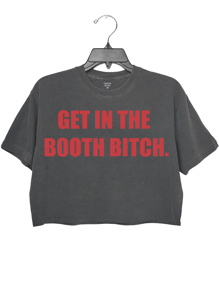 Latto Get In The Booth Bitch Crop Top