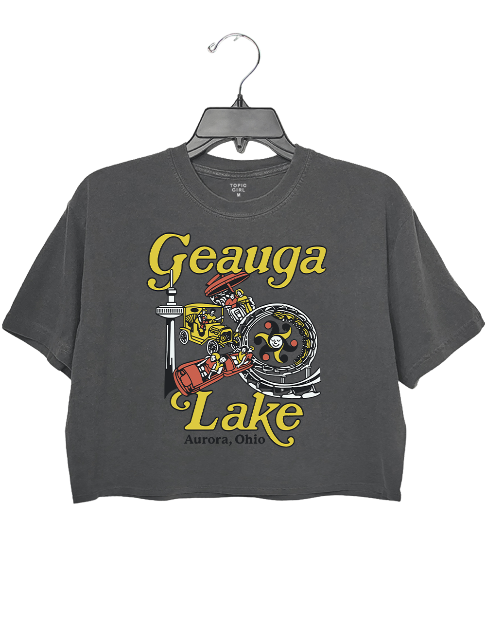 Geauga Lake Tribute Amusement Park Crop Top