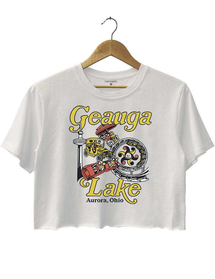 Geauga Lake Tribute Amusement Park Crop Top
