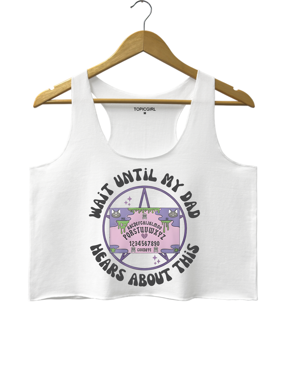 Wait Until My Dad Hears About This Crop Tank Top