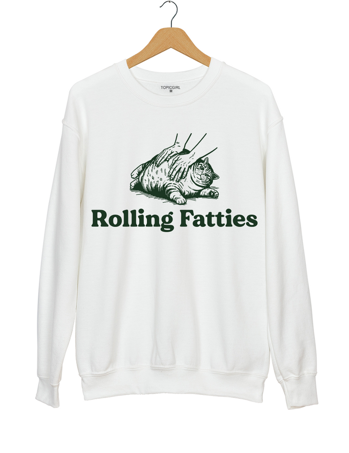 Cat Rolling Fatties Sweatshirt