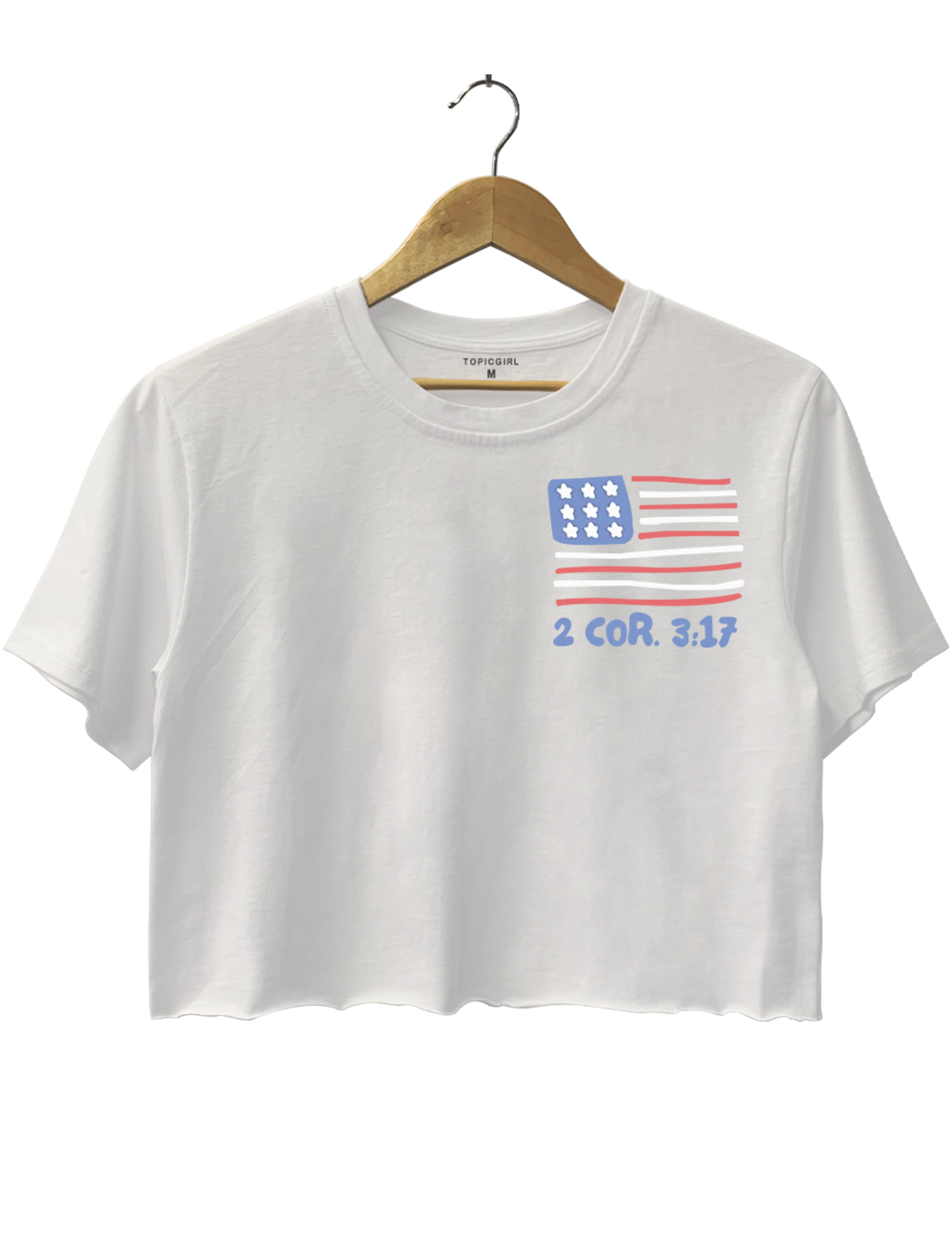 Bible Verse Where the Spirit of the Lord ls Crop Top