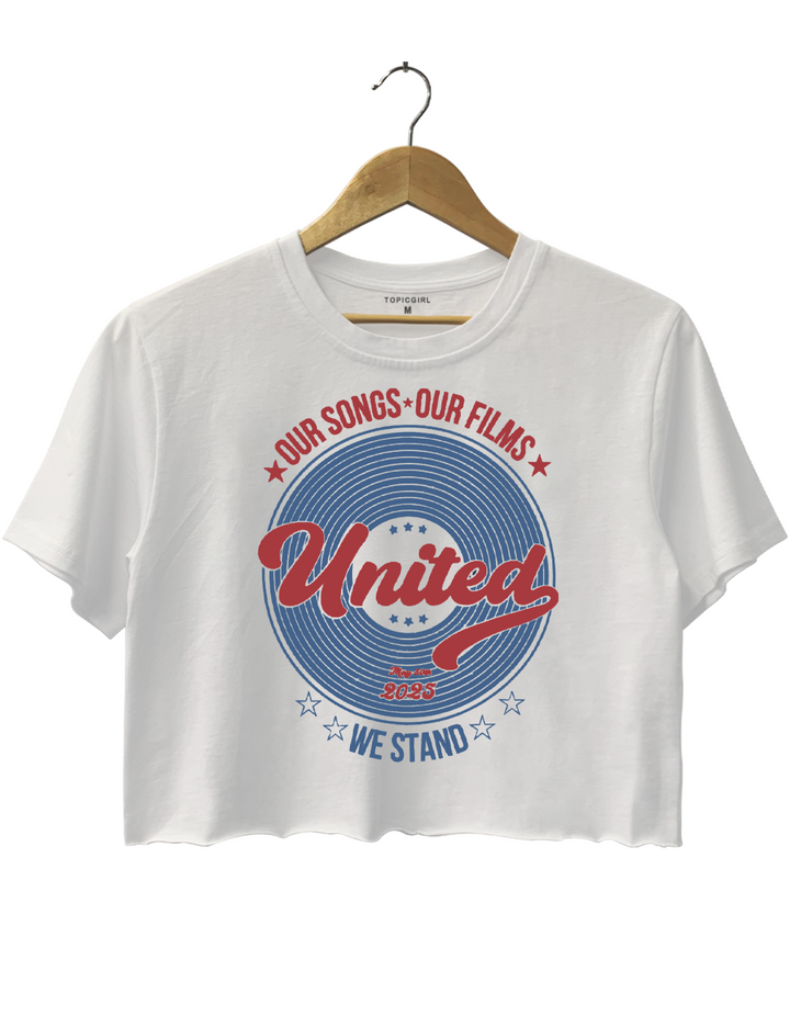 Vintage lndependence Day Taylor Inspired Crop Top