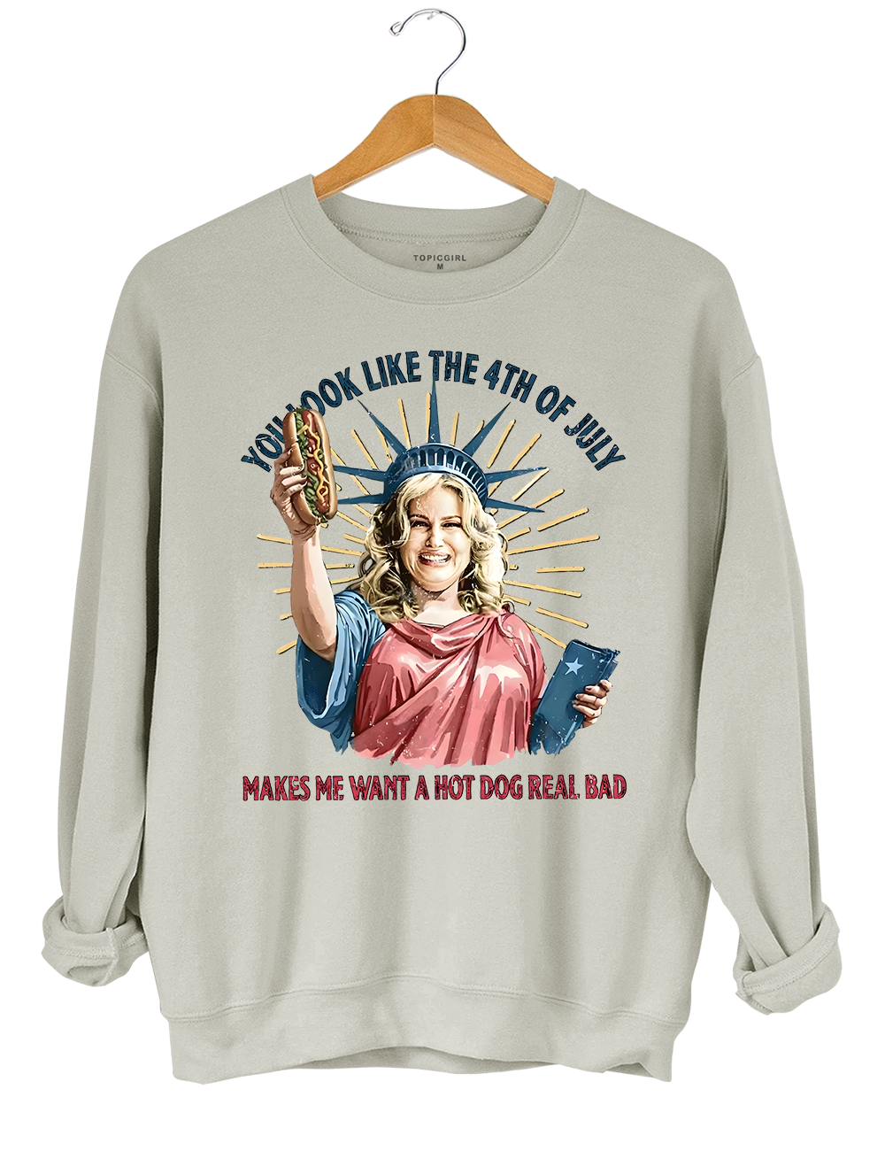You Look Like The 4th of July Make Me Want A Hot Dog Crop Top