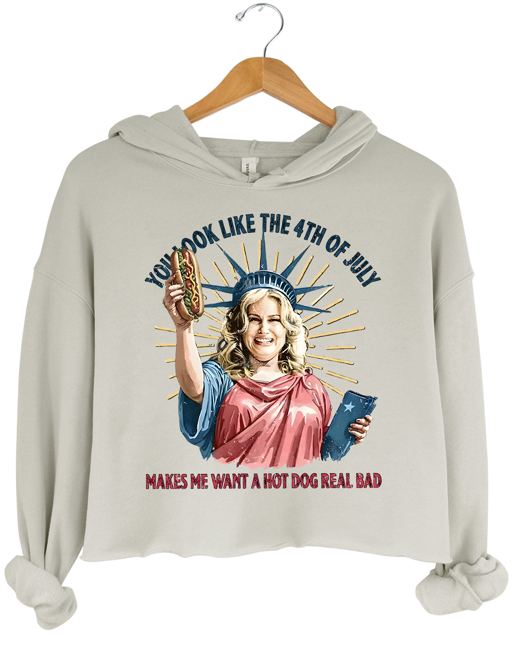You Look Like The 4th of July Make Me Want A Hot Dog Crop Top