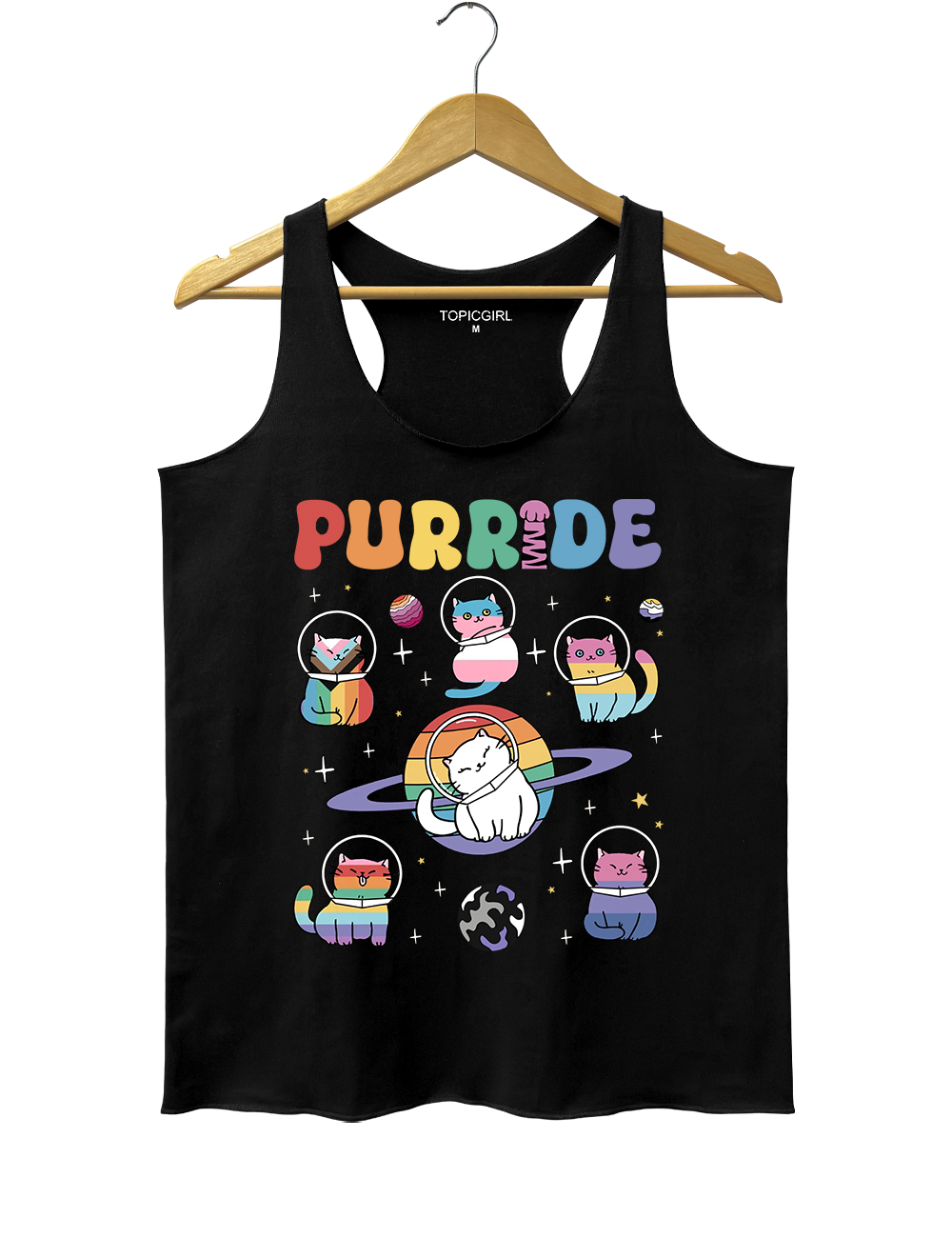 Cats In Space Rainbow Cats Tank Top