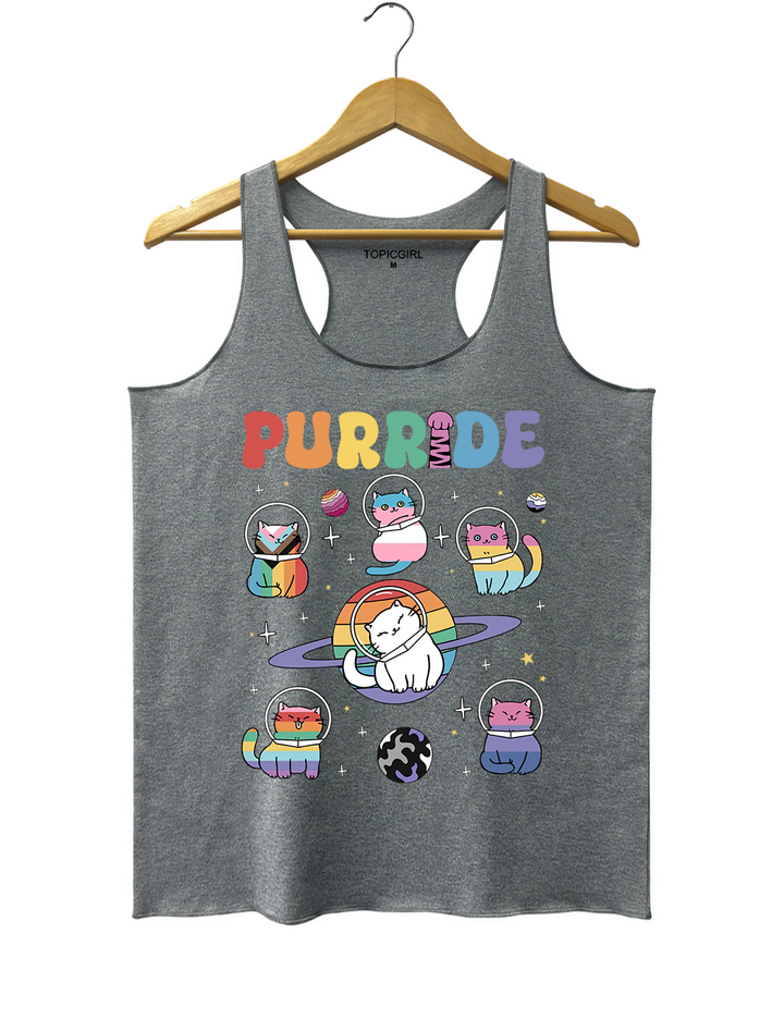 Cats In Space Rainbow Cats Tank Top