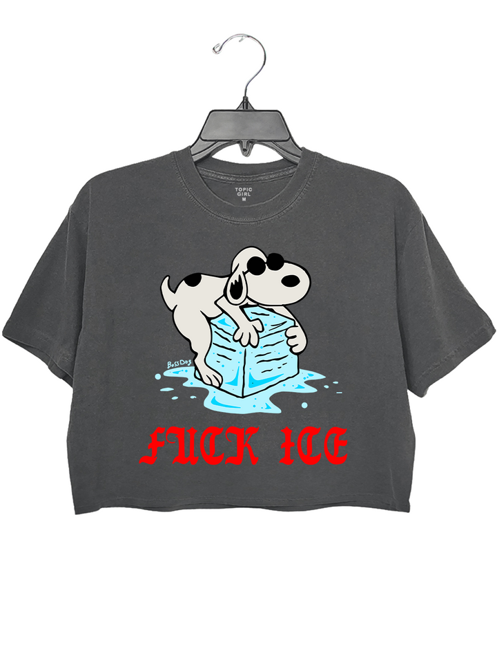 Fuck ICE Crop Top