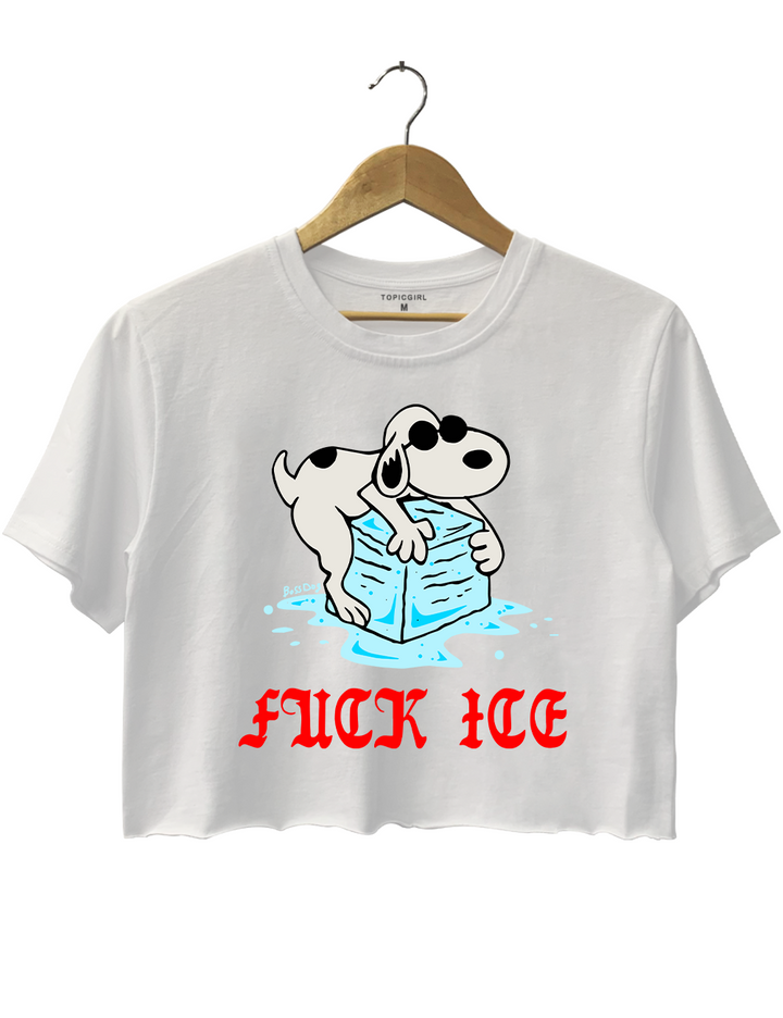 Fuck ICE Crop Top