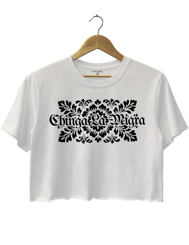 Chinga La Migra Crop Top
