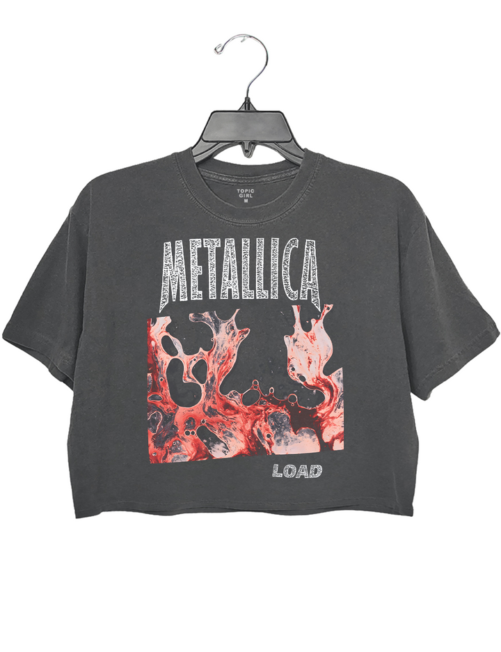 Mletallica Load Abstract Album Crop Top