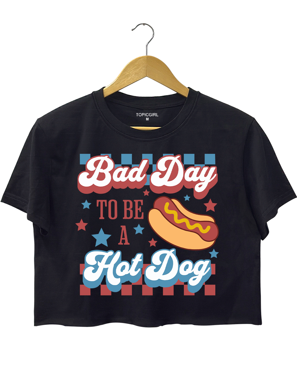 Bad Day to Be a Hot Dog Crop Top