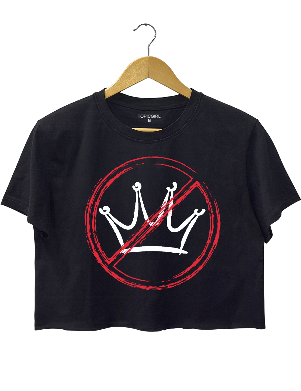 No kings In USA Crop Top