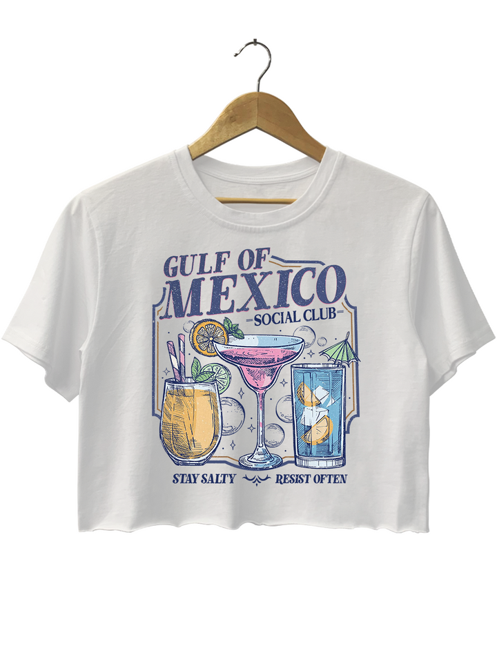 Gulf of Mexico Social Club Crop Top