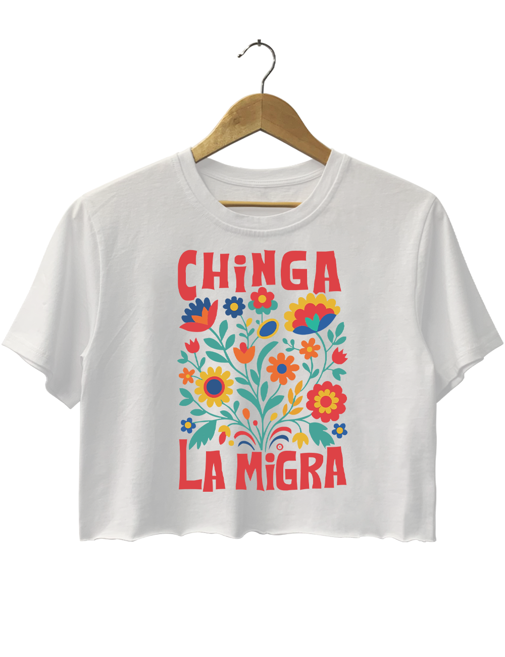 Chinga La Migra Crop Top