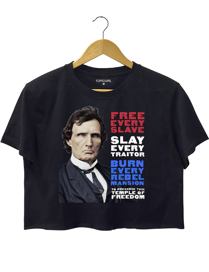 Thaddeus Stevens Crop Top