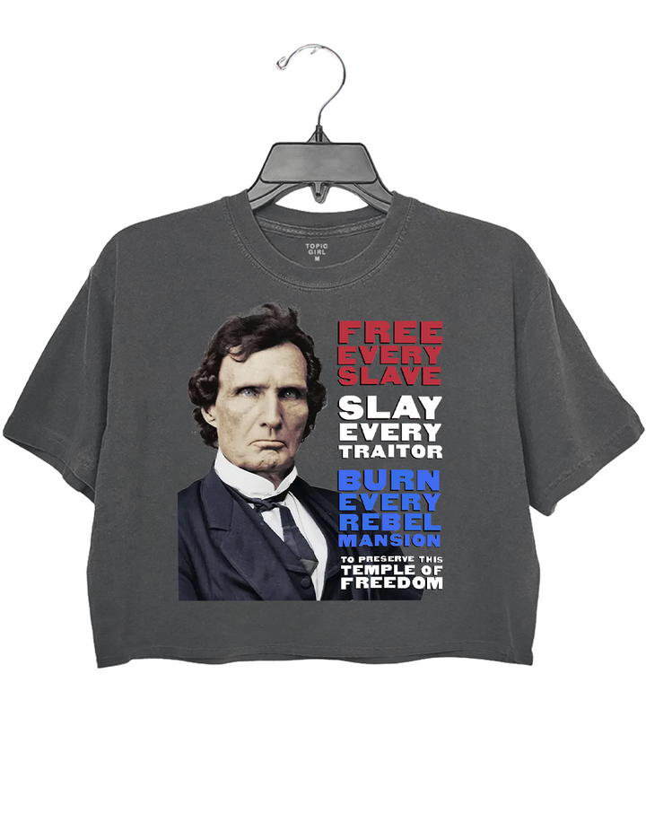 Thaddeus Stevens Crop Top