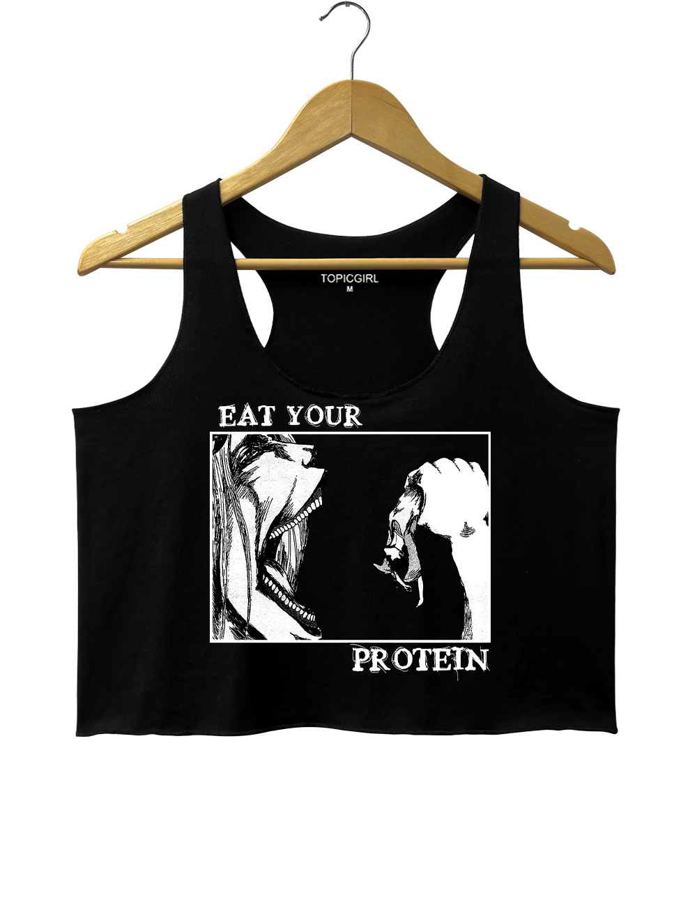 Attack On Titan Eat Your Protein Crop Top