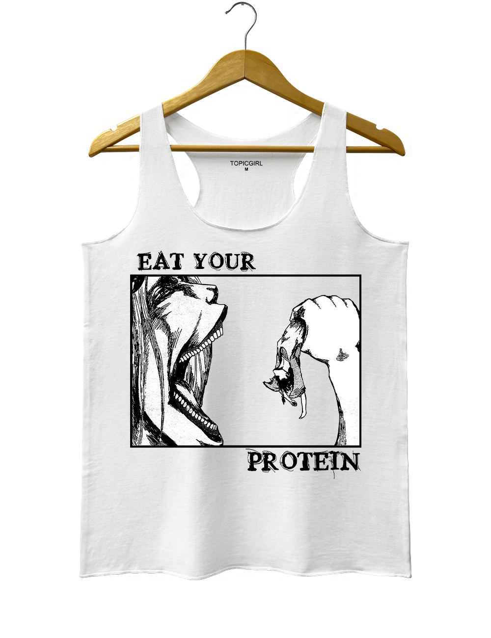 Attack On Titan Eat Your Protein Crop Top