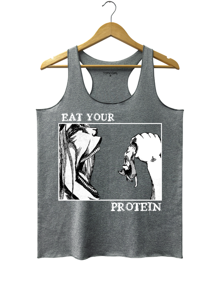 Attack On Titan Eat Your Protein Crop Top