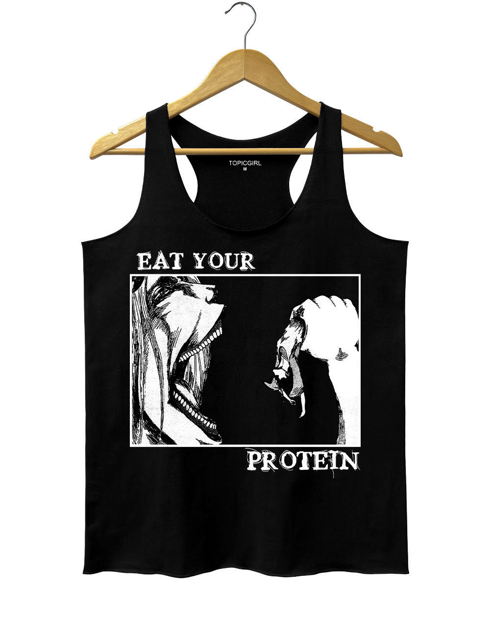 Attack On Titan Eat Your Protein Crop Top