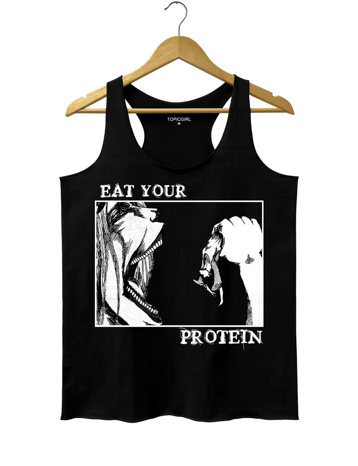 Attack On Titan Eat Your Protein Crop Top
