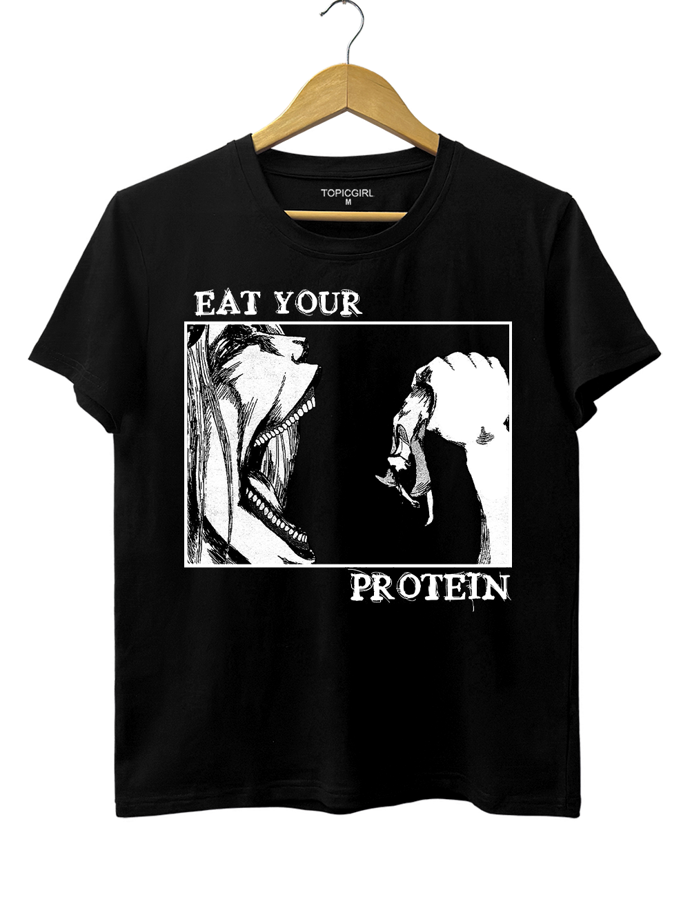 Attack On Titan Eat Your Protein Crop Top