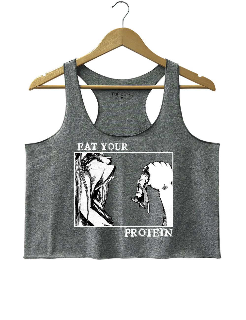 Attack On Titan Eat Your Protein Crop Top