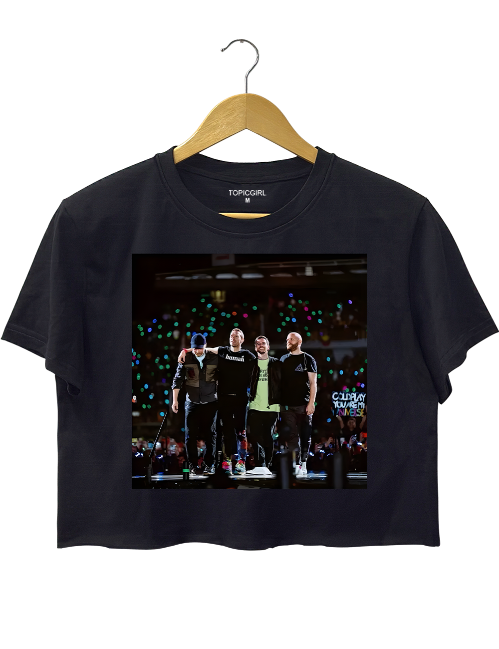 Coldplay Live Concert Crop Top