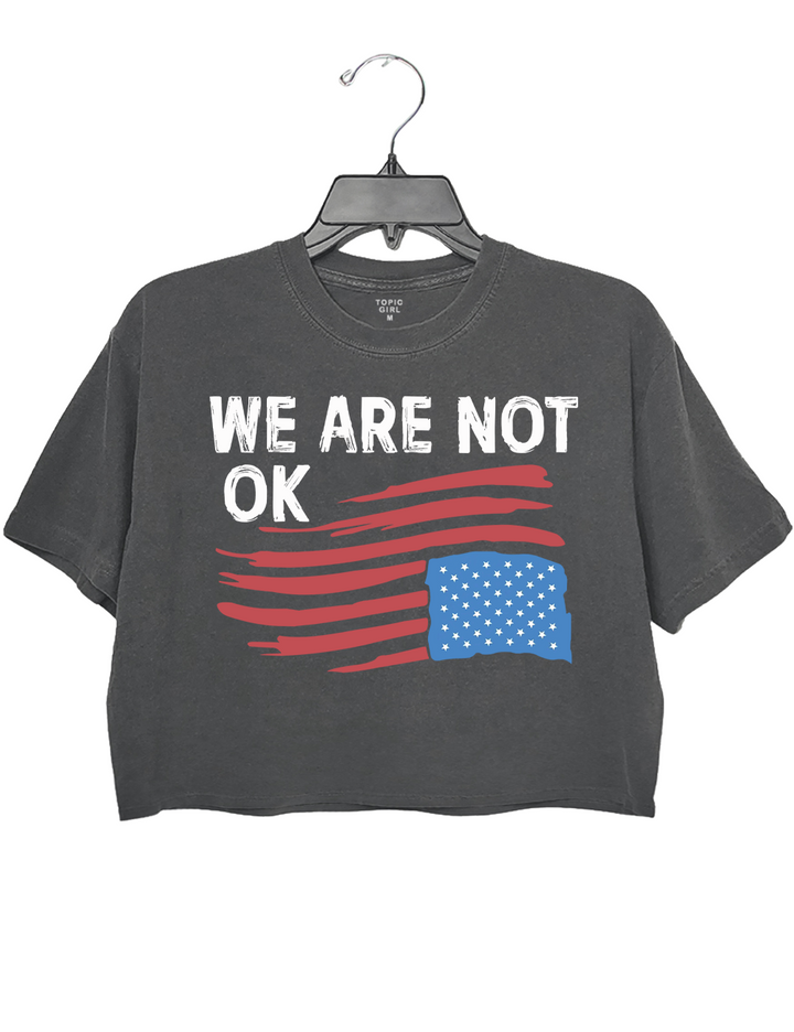 We Are Not OK Crop Top