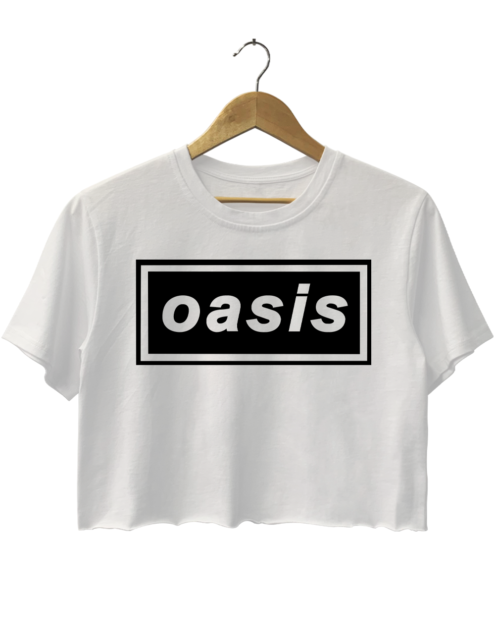 Oasis Pop Rock Band Crop Top