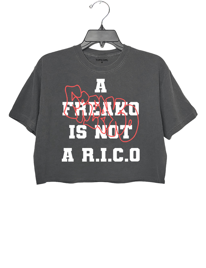 A Freako ls Not R.l.C.O But A Rico Been A Freako Crop Top Crop Top